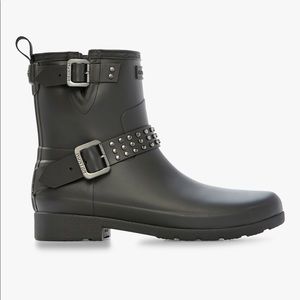 Hunter refined stud biker boot never worn (9)